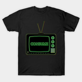 Retro TV | Consume | Pop Art T-Shirt